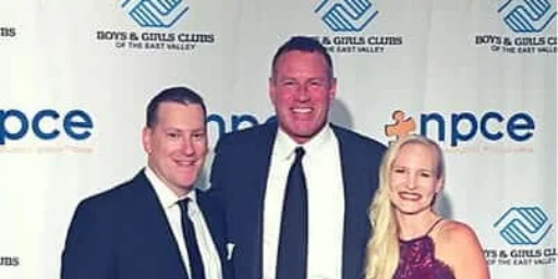 Tom Connell with guests at the Boys & Girls Clubs of the East Valley gala