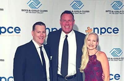 Tom Connell with guests at the Boys & Girls Clubs of the East Valley gala