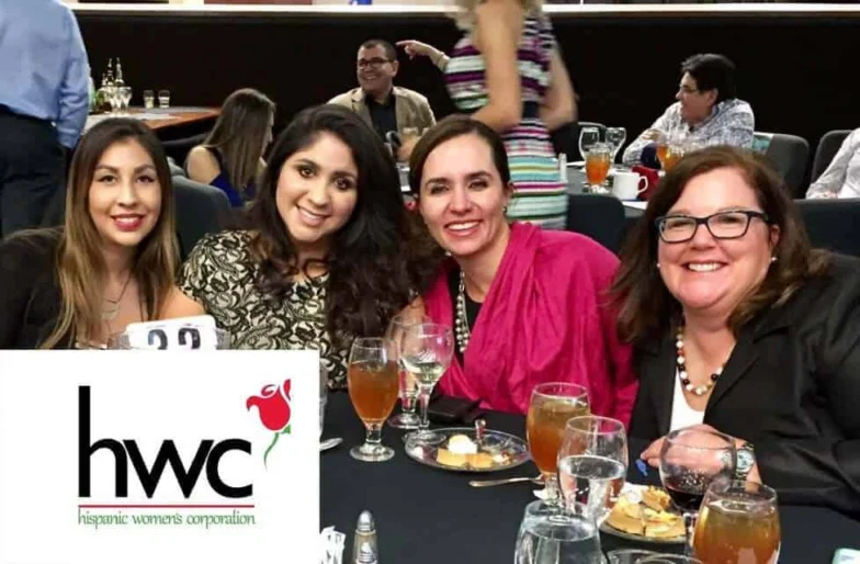 Guests at the Hispanic Women's Corporation awards dinner