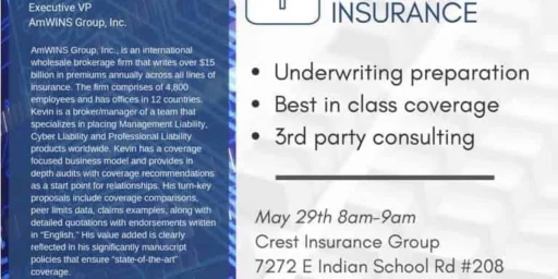 Crest Cyber Liability Insurance Seminar flyer