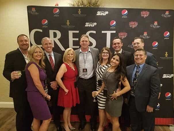 Crest Insurance team at the Arizona Sports Hall of Fame induction ceremony