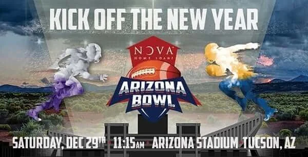 NOVA Home Loans Arizona Bowl Kick Off the New Year graphic for December 29